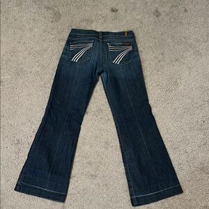 7 For All Mankind Indigo Flare Jeans